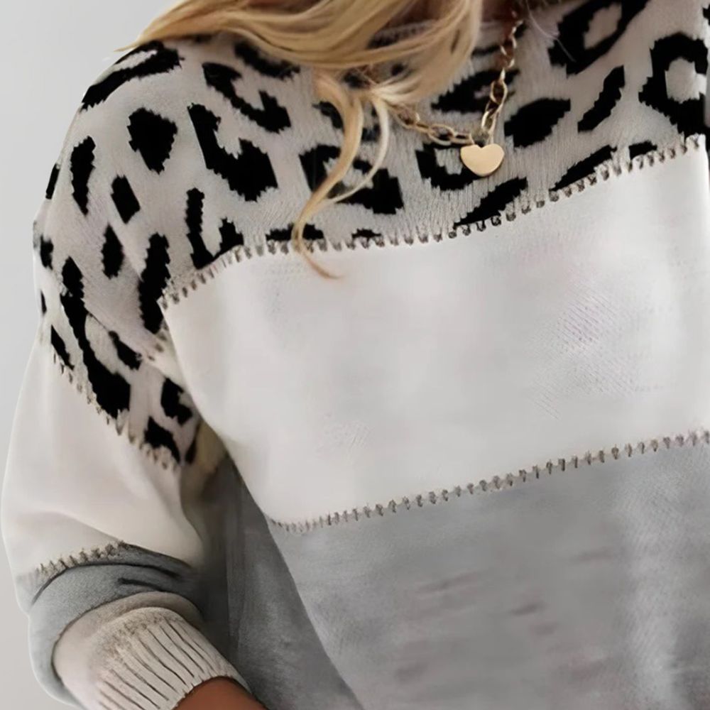 Seraphina™ | Leopard-Strickpullover
