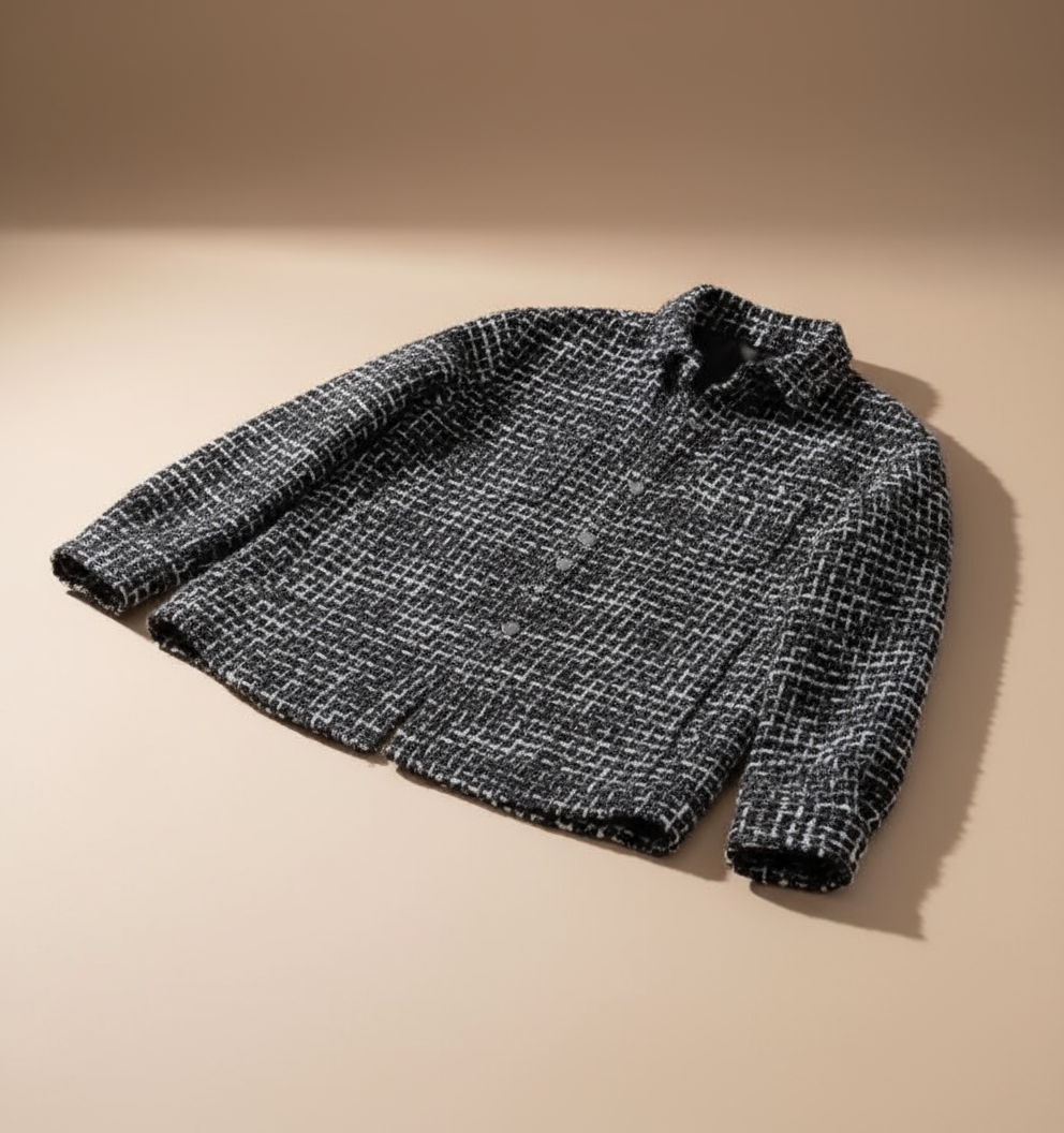 Ragnar™ | Hahnentritt-Tweed Overshirt
