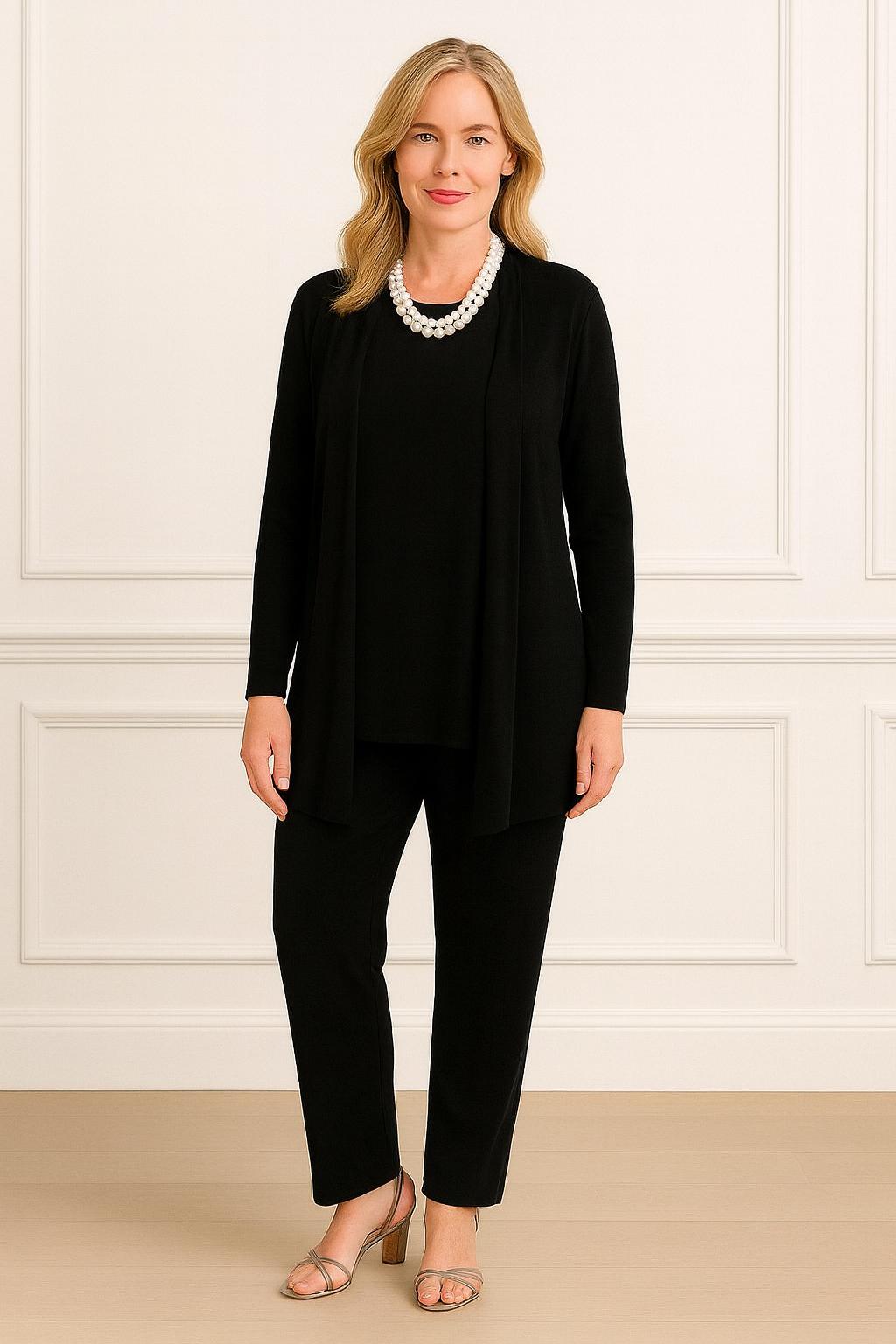 Barbara™ | Cardigan, Top & Hosen-Set