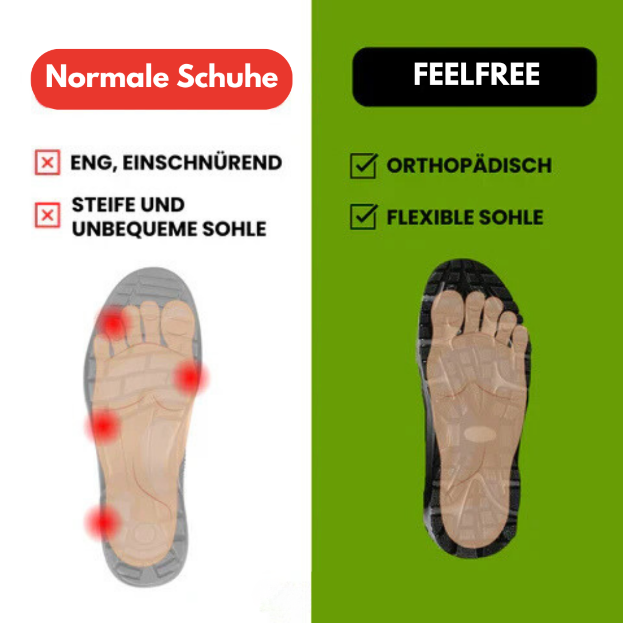 Boas™ | Orthopädischer, rutschfester & wasserdichter Schmerzlinderungs-Schuh