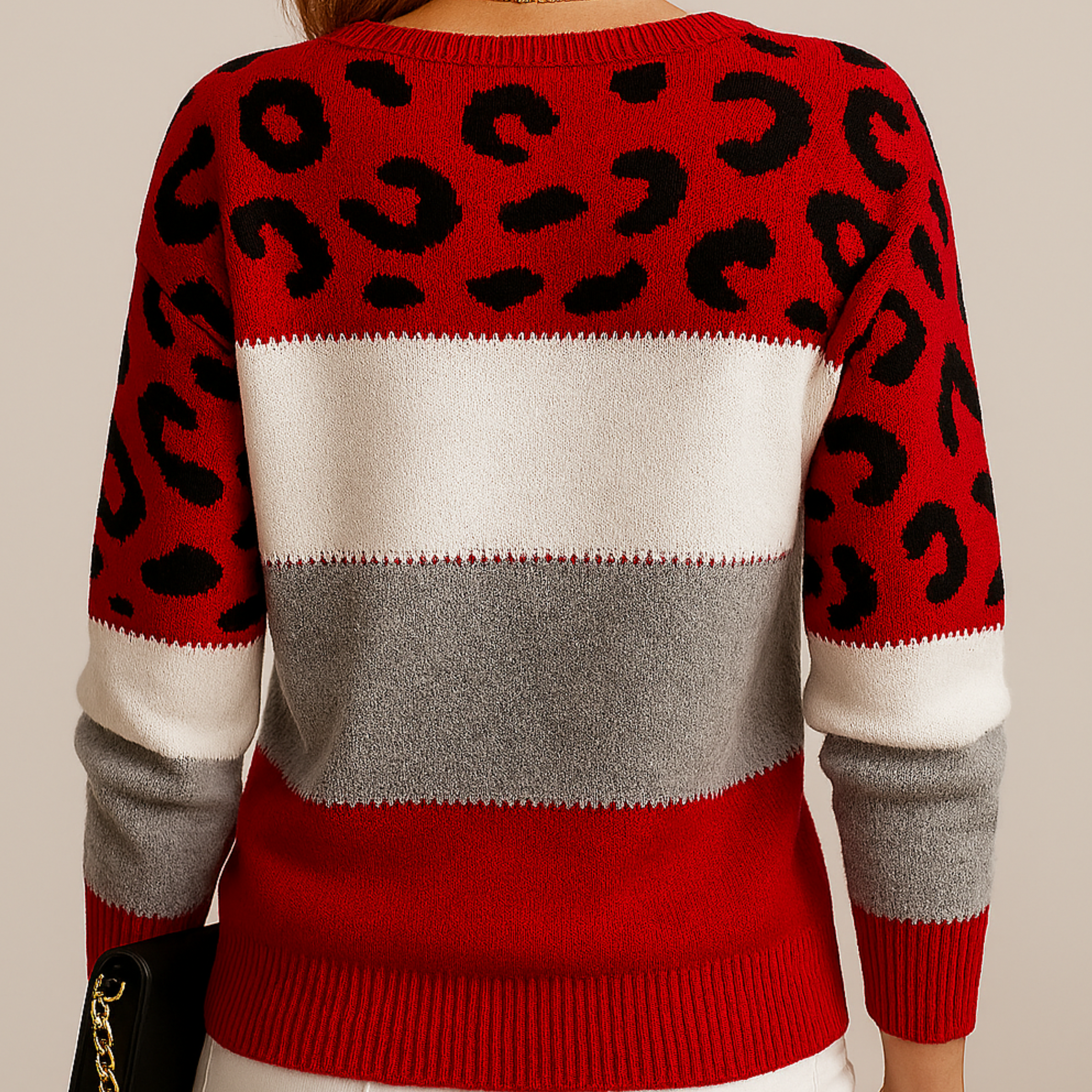 Seraphina™ | Leopard-Strickpullover