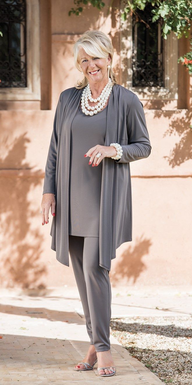 Barbara™ | Cardigan, Top & Hosen-Set